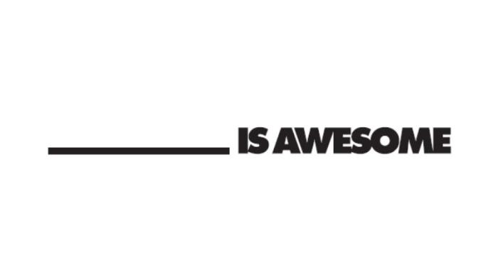 Blank is Awesome logo