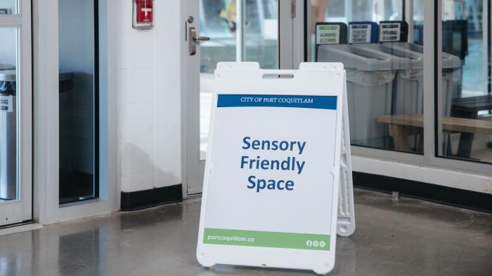 Sensory Friendly Space sign