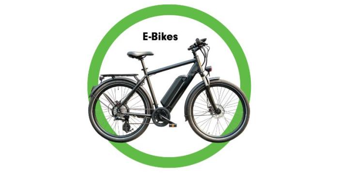 Ebikes allowed graphic