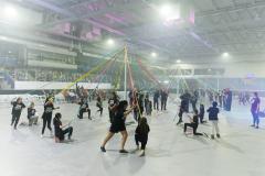 Traditional maypole dancing